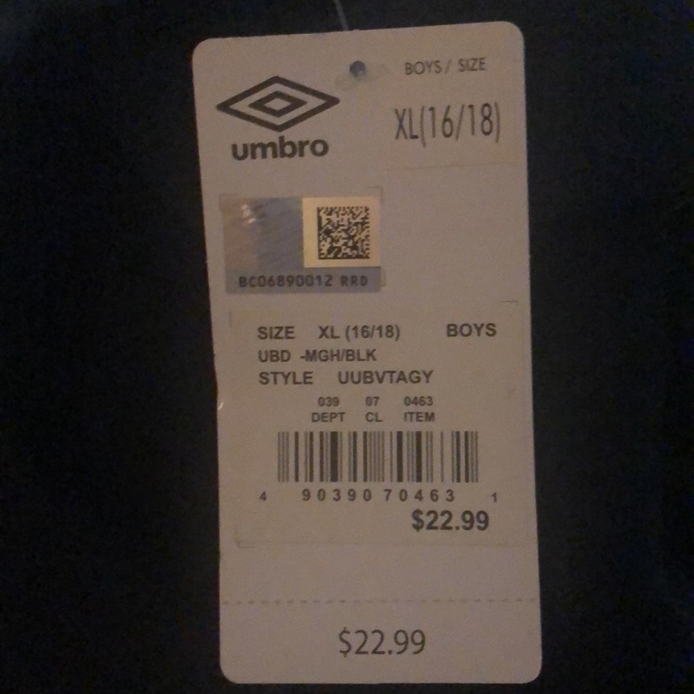 NWT UMBRO Boys Sweatshirt Hoodie Size XL New - Picture 6 of 8